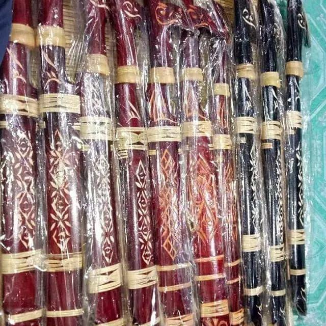 Mandau Dewasa Motif ukir dayak