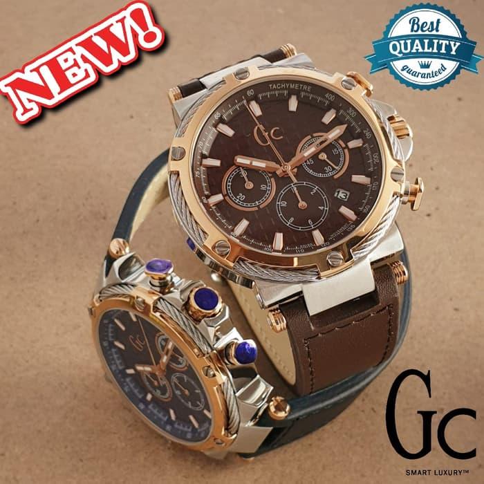 Jam Tangan Pria Merk GC Japan & Miyota Type : Y54002G2MF Baterai GC5