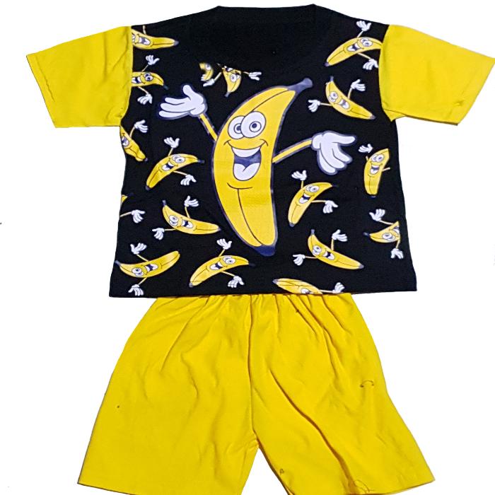 Kaos Stelan anak Gbr Banana