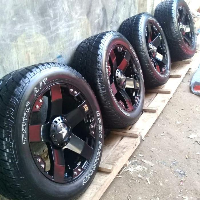 VELG RING 20 PAJERO FORTUNER VRZ VELFIRE PLUS BAN TOYO OPEN COUNTRY