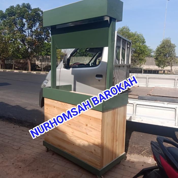 booth kayu / booth portable / gerobak kayu