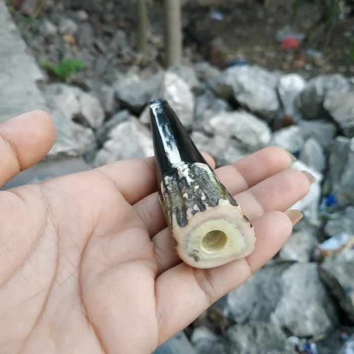 pipa once kombinasi KELOR HITAM TANDUK RUSA HK 15