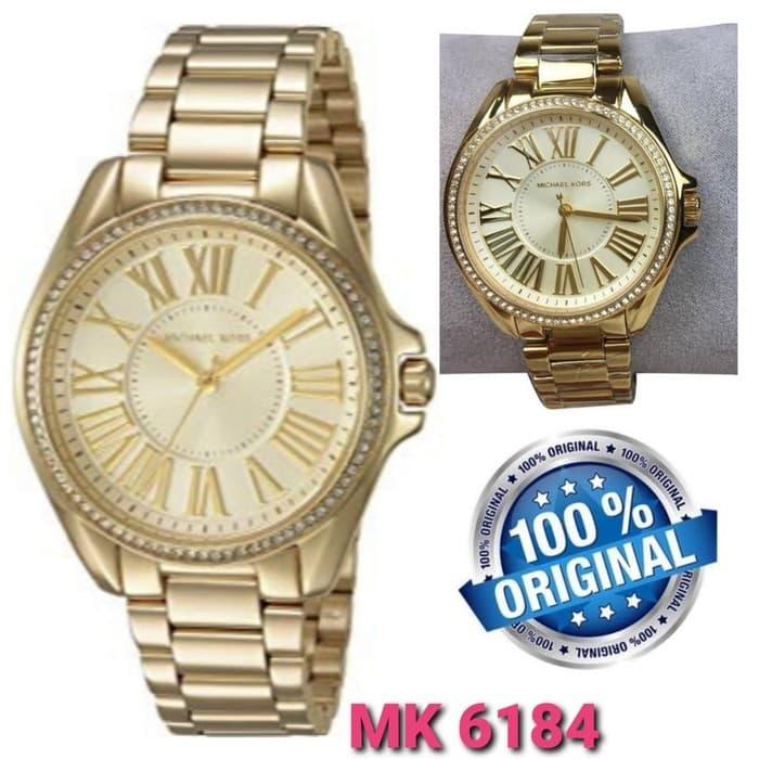 Jam Wanita Merek Michaell---Kors MK 6184 & MK6184 Steel Original 4.2cm