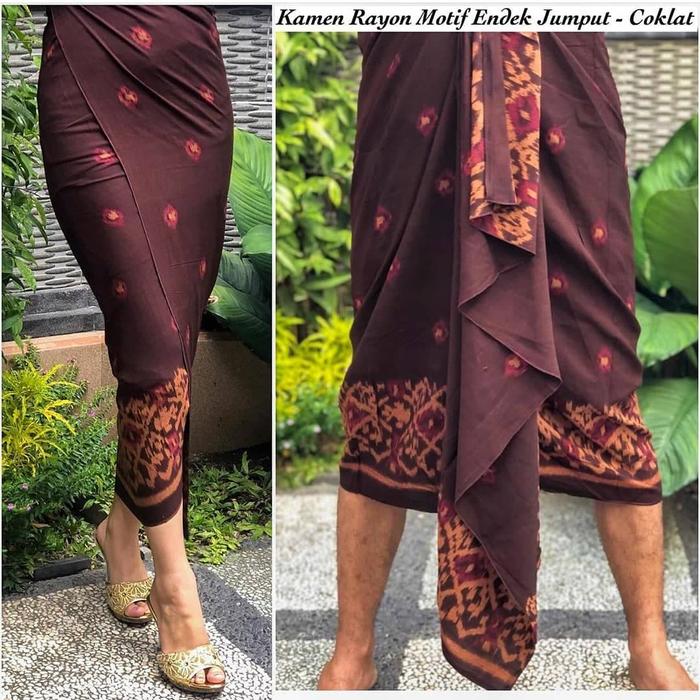 kamen kain rayon motif endek batik