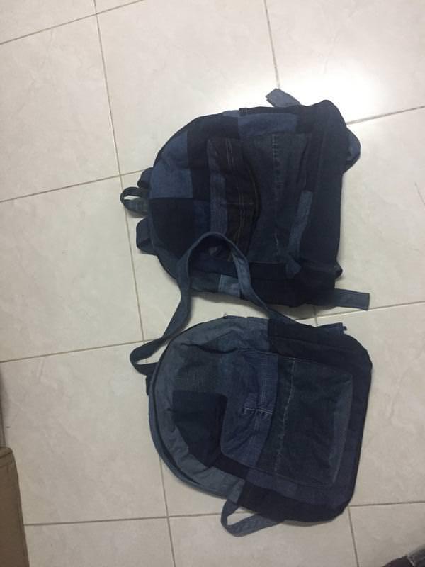 Tas Ransel Jeans Tas Pria Bodypack Jeans Tas Sekolah Ori Thailand