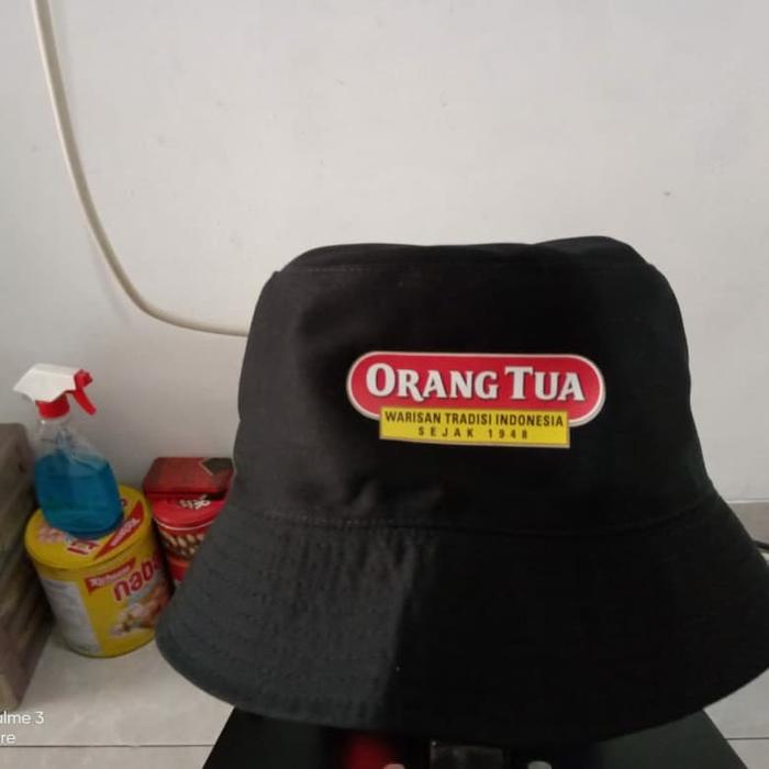 TOPI PRIA BUCKET HAT ORANG TUA ANGGUR OT - TOPIKITA