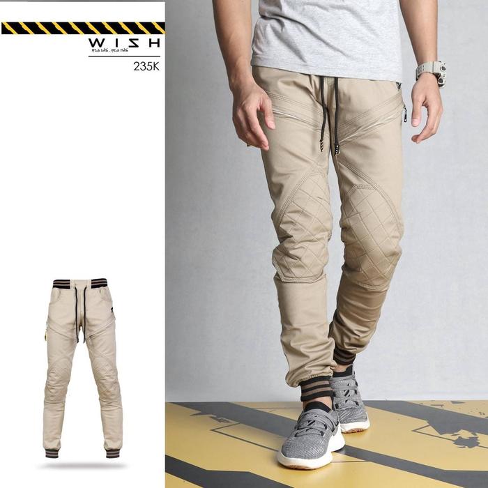 WISH JOGGER BIKER TROUSERS | CELANA JOGGER KEREN | CELANA JOGGER WISH