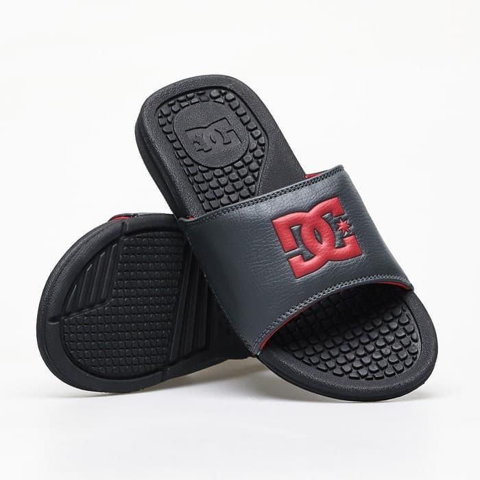 Sandal DC Shoes BOLSA SLIDES Black Grey Red ADYL100026-XKSR ORIGINAL