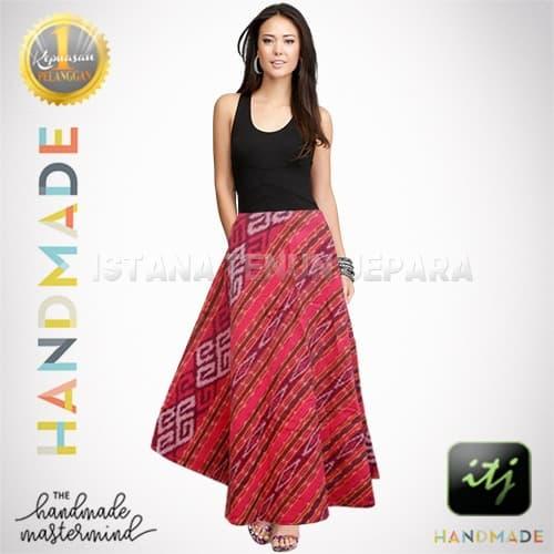 Rok Batik Wanita Kain Tenun Blanket Troso Motif Toraja