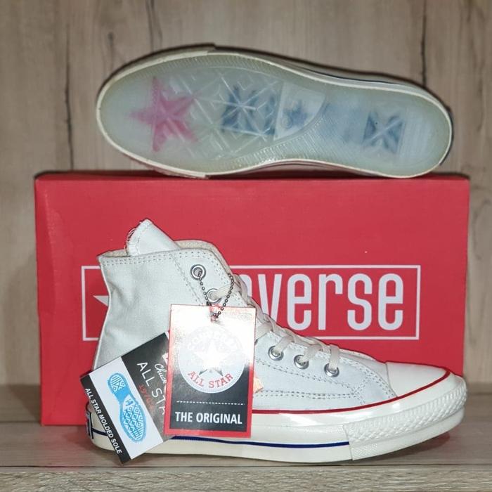 Converse Allstar 70s Premium High White Sol Bening Made In Vietnam