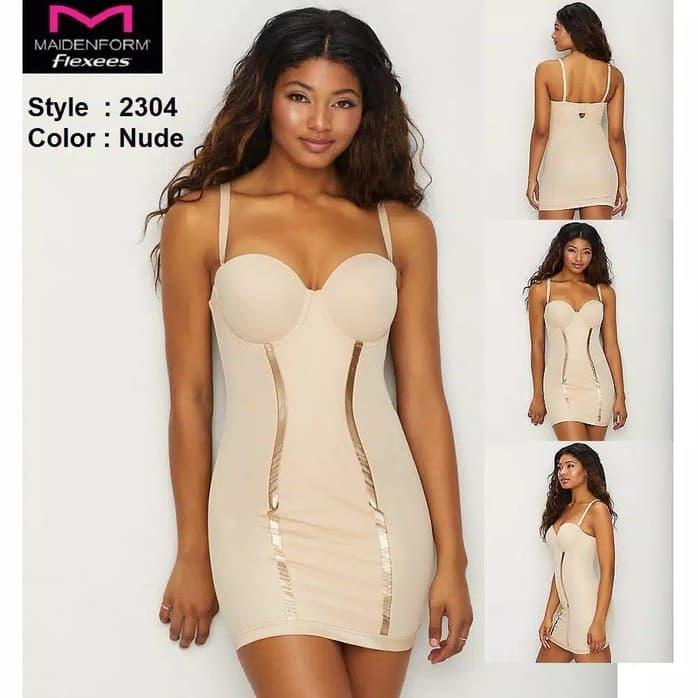 FLEXEES MAIDENFORM KORSET BADAN PERUT SHAPEWEAR DRESS (TRIUMPH LASENZA