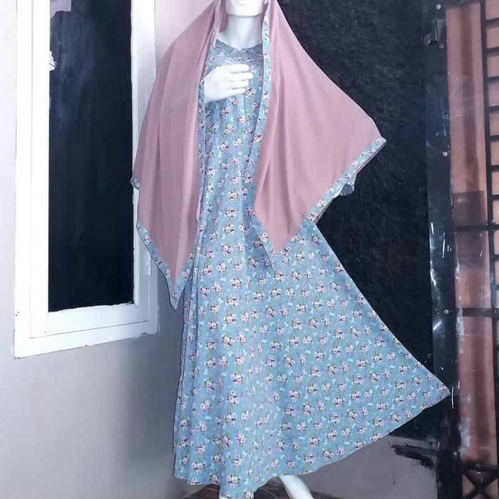 Gamis Syari Nha Miranda PL Preloved Muslim Wanita Dress Maxi Lebaran  Baju