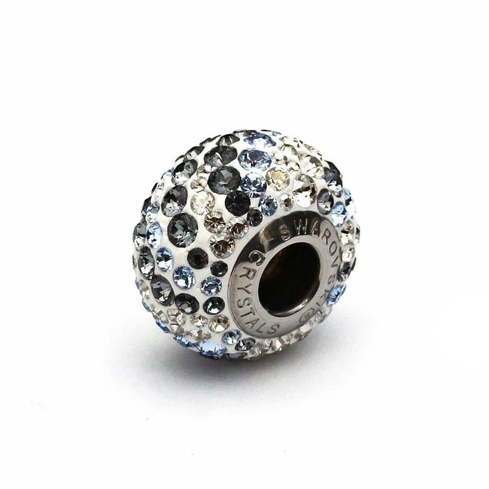 Perhiasan Liontin Kalung Charm Swarovski - Pave Wave by AR Hestia