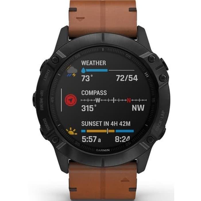 GARMIN FENIX 6X FENIX6X BROWN LEATHER