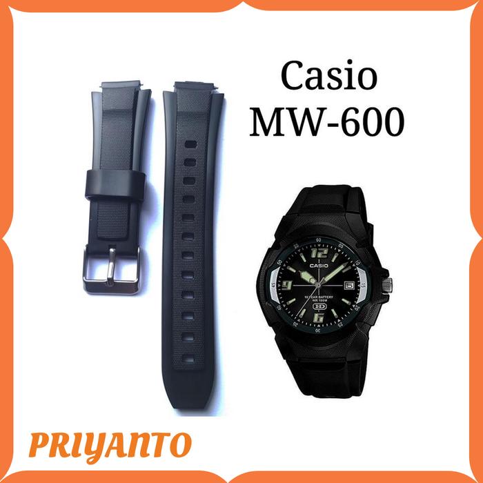 Tali Jam Tangan Casio MW 600 Mw600 Casio MW-600 Hitam