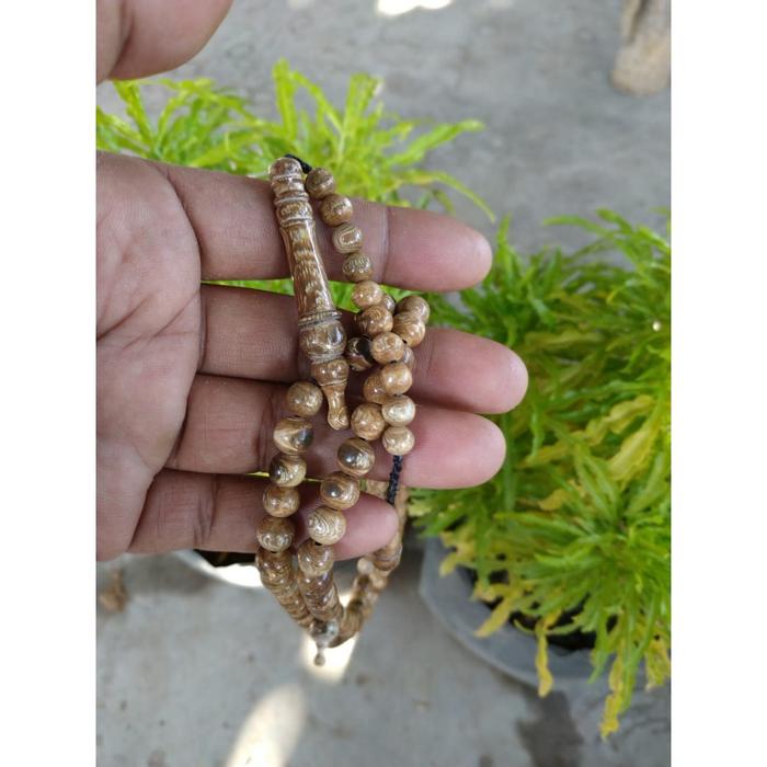 tasbih TALI ARUS PUTIH AKAR BATU HK 34