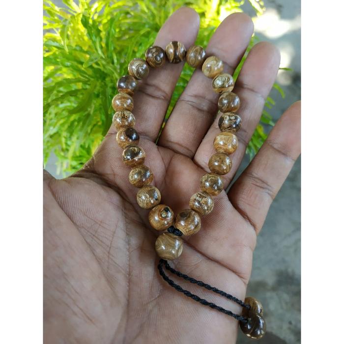 gelang TALI ARUS PUTIH AKAR BATU HK 33