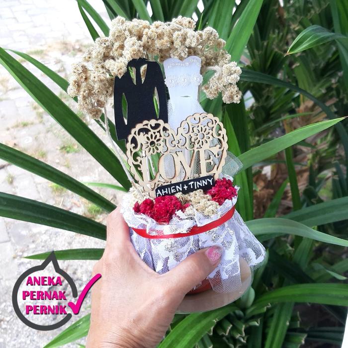 Kado Couple/Wedding/Edelweiss/Tabung Mika