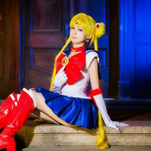 Wig sailormoon sailor moon usagi cosplay