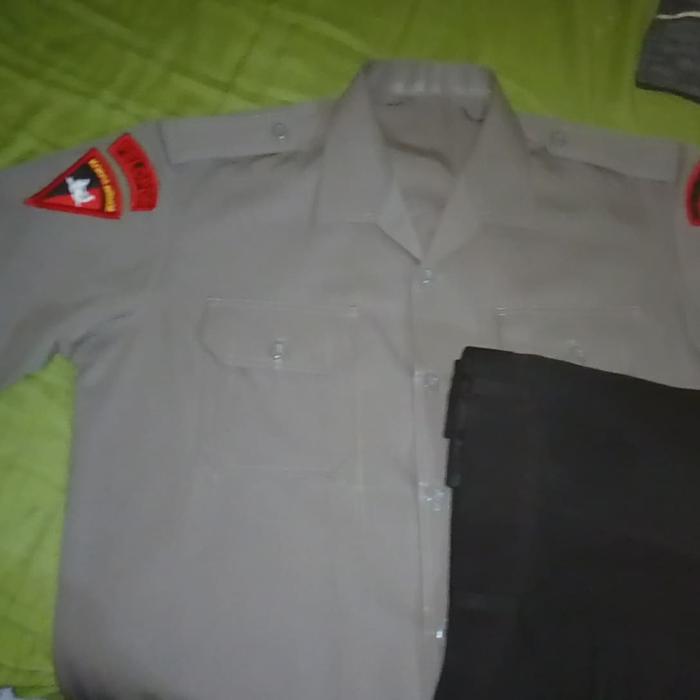 baju PDH POLRI KAIN PORTOFINO