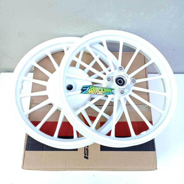 Velg Racing Set Honda Vario 110 / Beat Putih Sprint Andromeda VRossi
