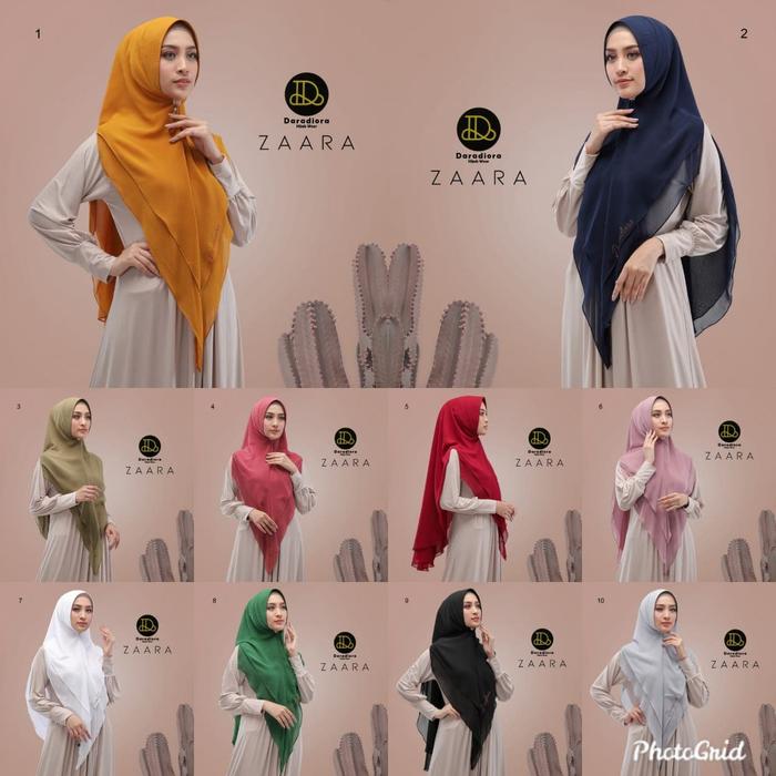 RESTOCK Khimar Zaara Ori Daradiora Hijab
