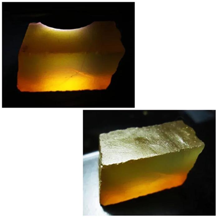 Natural Yellow Obi Bacan Obi Kuning Nukleus Kode U23