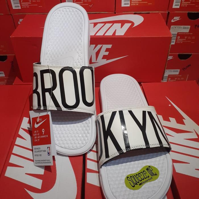 Sandal nike benassi / sandal nike brooklyn nets original/sendal nike