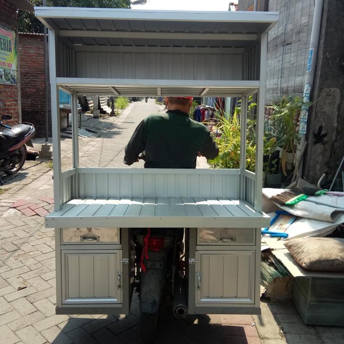 rombong aluminium sepeda
