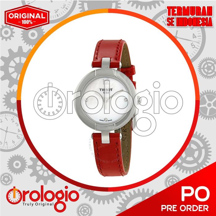 Jam Tangan Wanita Tissot T-Trend T02.1.475.82 Stainless Steel Mother of Pearl Dial 30mm
