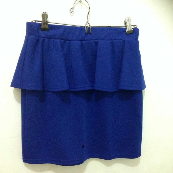 Rok Mini Bekas Biru
