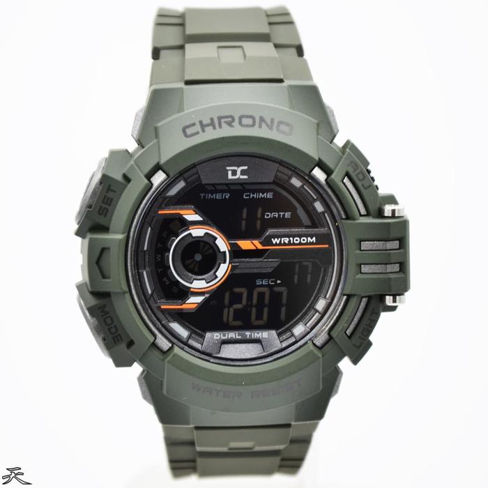 Jam Tangan Digital Digitec Colection Green Army