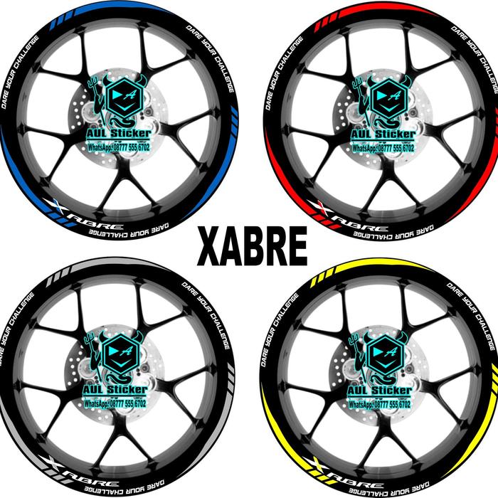 stiker pelek YAMAHA XABRE sticker velg