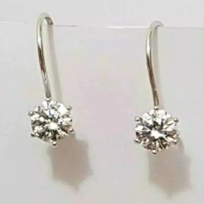 Anting White Desi Emas asli