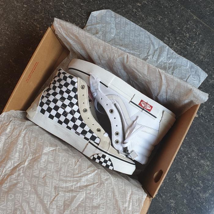 VANS SK8HI CUT N PASTE TRUE WHITE BNIB ORIGINAL