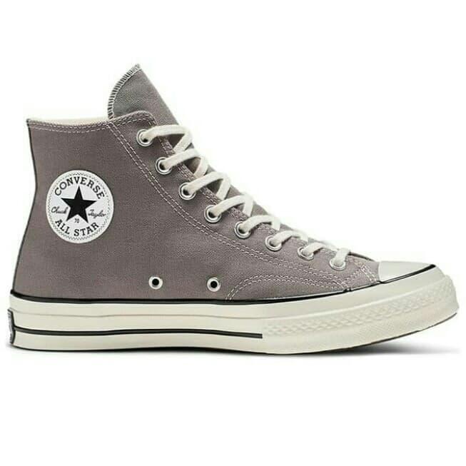 sepatu sneakers converse Chuck 70s high grey 164946C original bnib