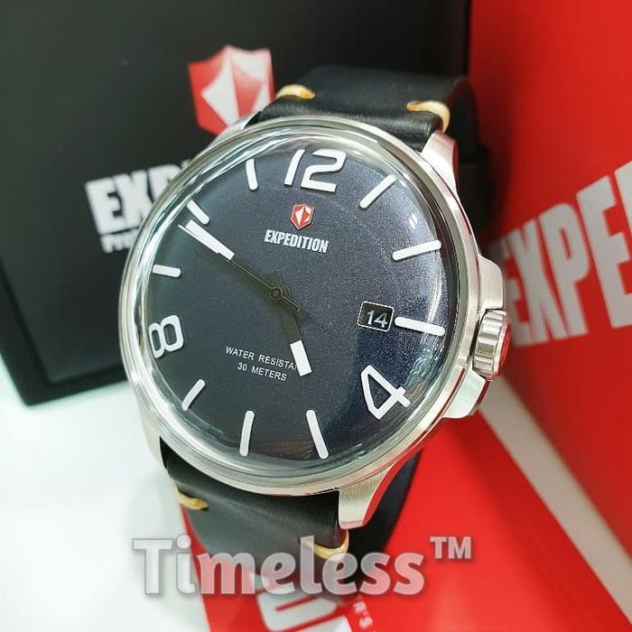 jam tangan pria Expedition E 6789 M Silver