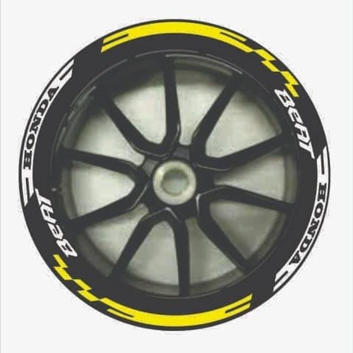 sticker cutting List velg motor honda beat 1set. Stiker cutting pelek