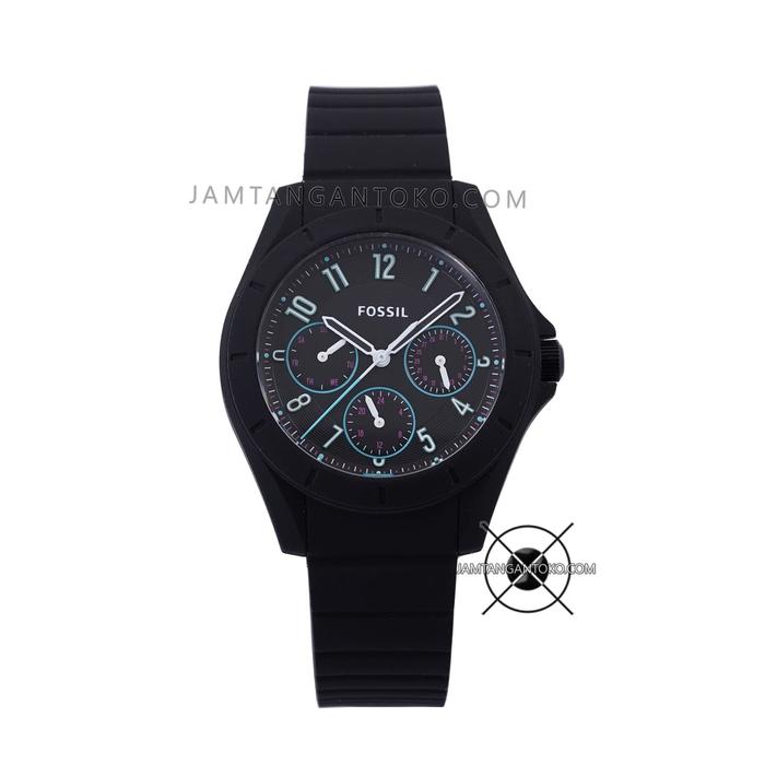 Jam Tangan Fossil POPTASTIC ES4063 FULL BLACK SPORT Multifunction Watc