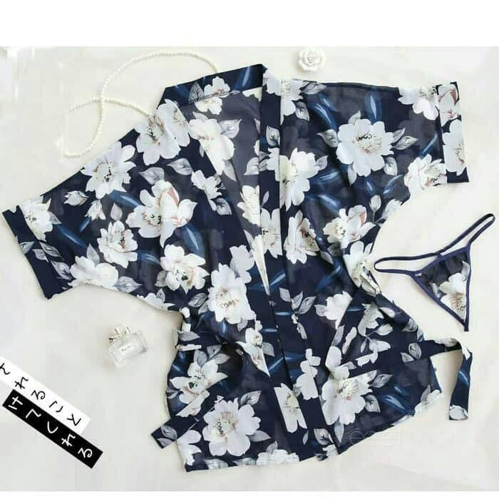 Lingerie kimono sexy lingeri baju tidur seksi newSLI574