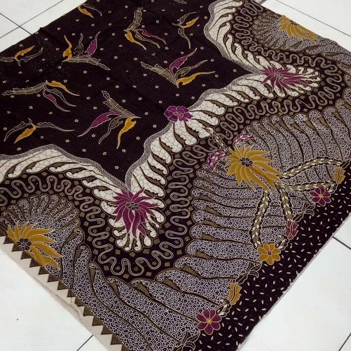 kain batik solo akar dasar ungu