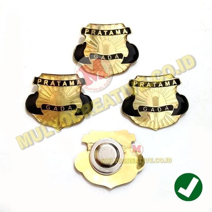 Pin Gada Pratama Satpam Magnet Lencana Logo Gada Pratama Security
