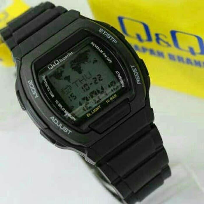 Jam Tangan Pria Wanita QQ Q&Q Data Bank MMW3P101Y Original