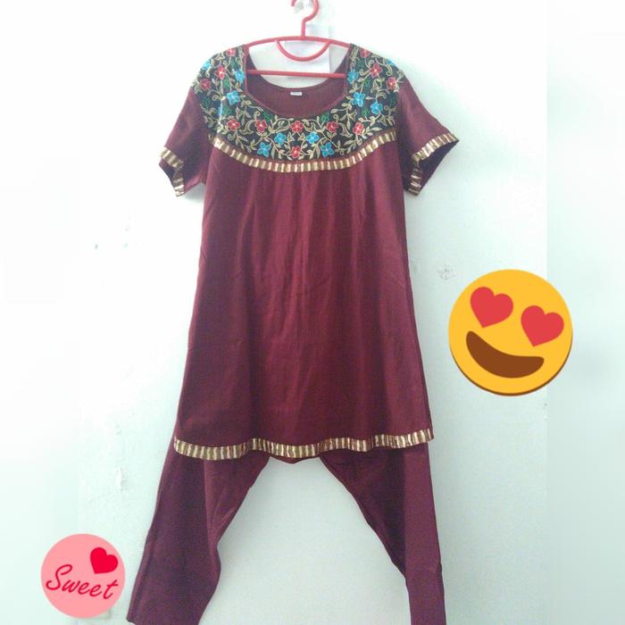 Setelan Baju Kurti India Preloved