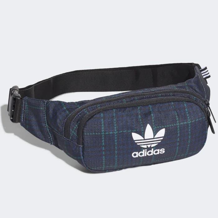 Tas Adidas ORIGINALS TARTAN Waistbag Trefoil ESSENTIAL Bag ORIGINAL