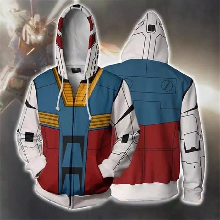 GUNDAM HOODIE 3D PRINTED JACKET