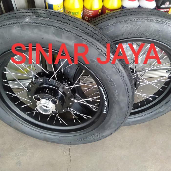 Sepaket Japstyle velg dan ban 350/400 megapro gl pro cb tiger revo dll