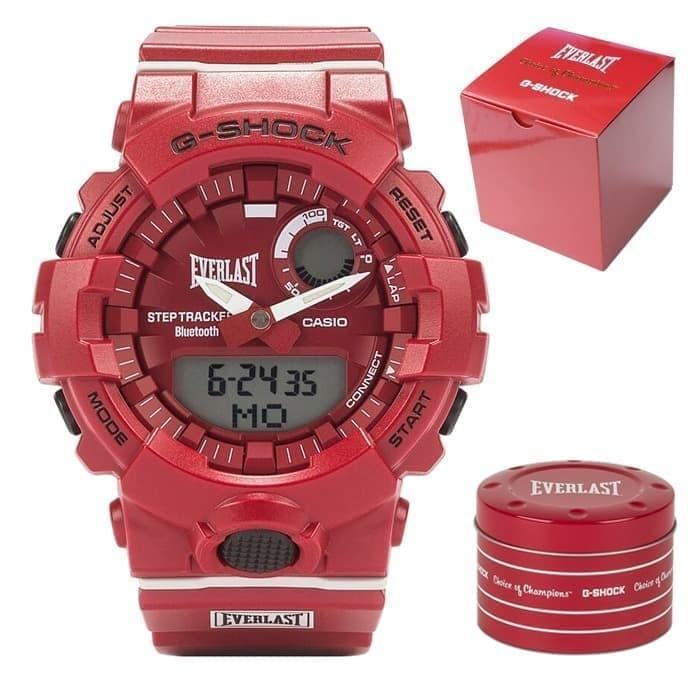 Jam Tangan Pria Casio G-Shock GBA-800EL-4ADR Original Full Red