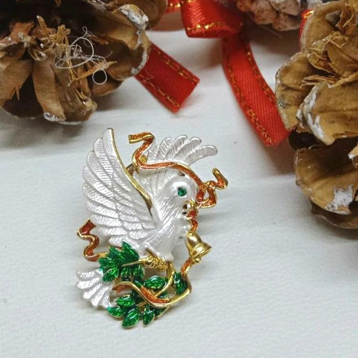 Bros CHRISTMAS DOVE Pin