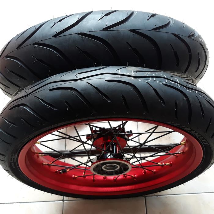 Banset Supermoto CRF 150 L merah